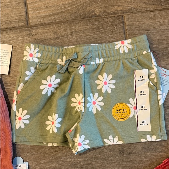 NWT Cat & Jack 5 piece shorts bundle Sz 3T - Picture 5 of 6